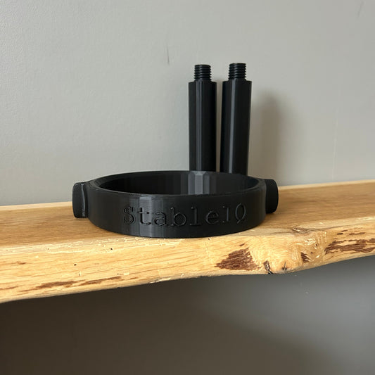 Slickstenshållare Svart